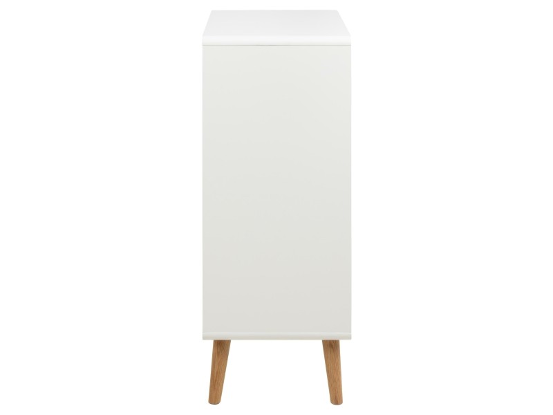 Komoda Lowell z 4 szufladami biała - ACTONA